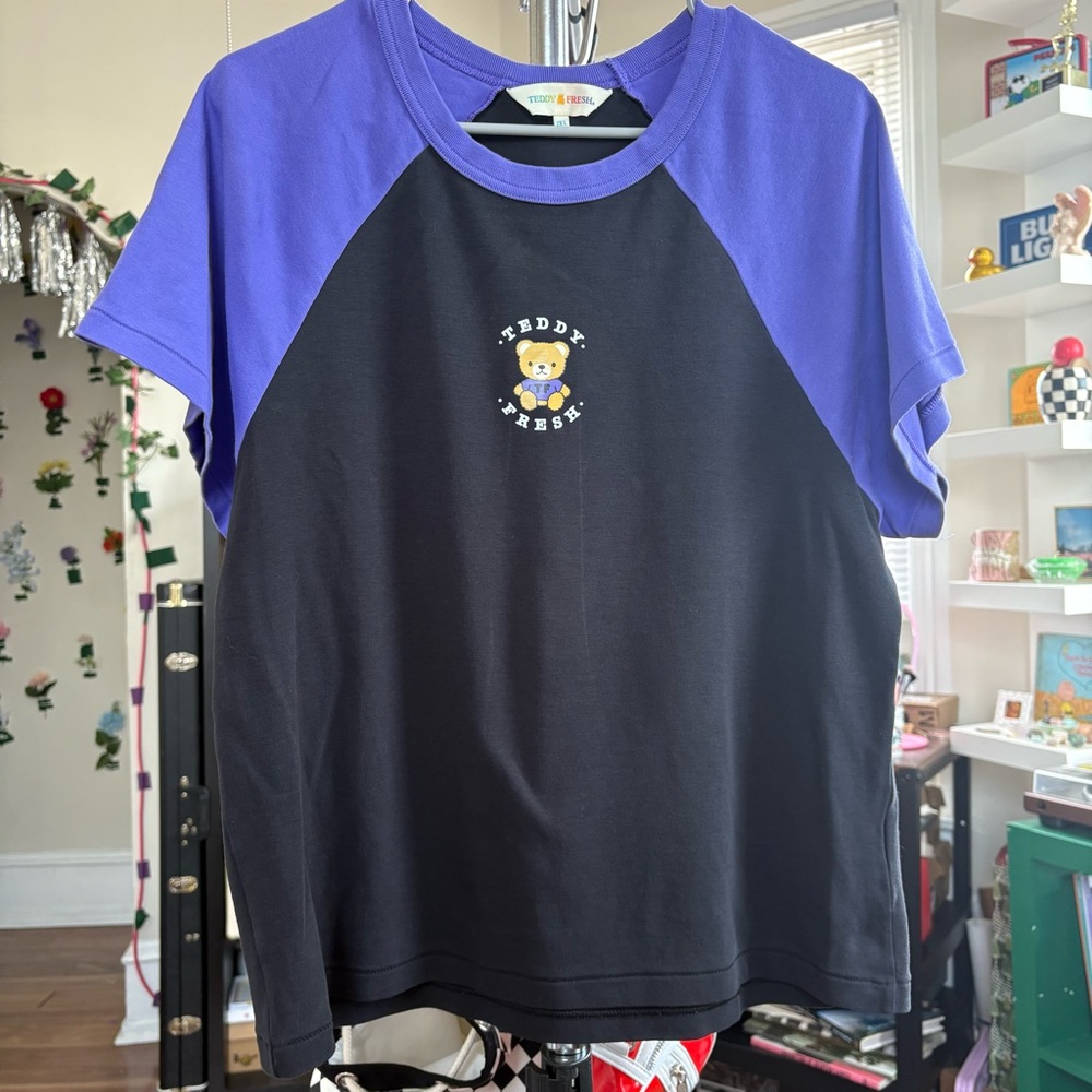 Teddy Fresh baseball-tee style baby t-shirt